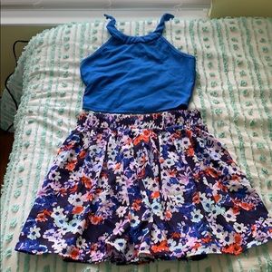 Skirt and top set